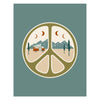 11x14 Mountain Peace Art Print