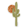 4.25" Saguaro Sun Vinyl Sticker