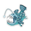 3" Angler Fish Vinyl Sticker