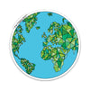 3" Globe Vinyl Sticker